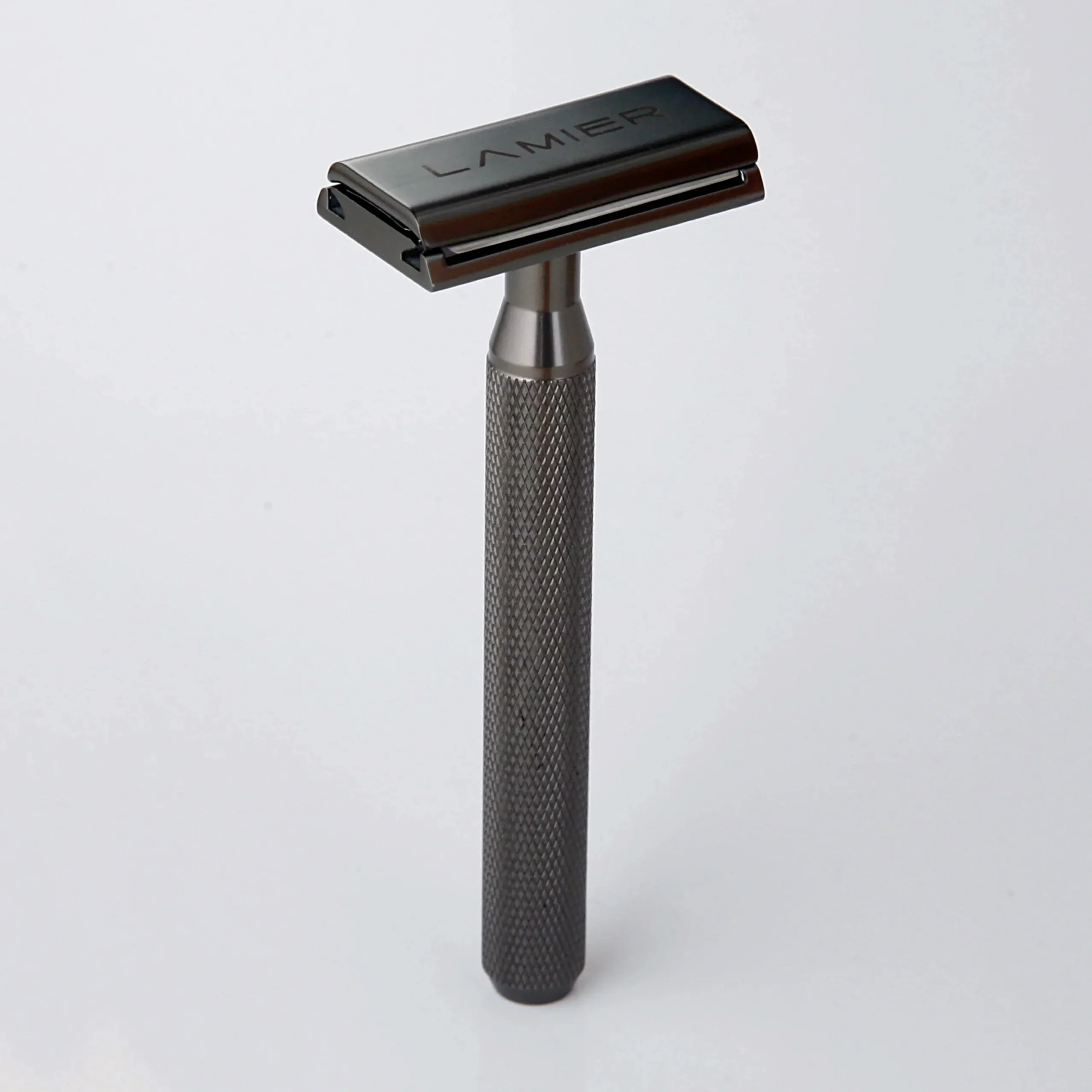 Manche du rasoir Lamier ALZ-PREMIUM en aluminium – détail manche
