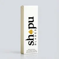 Pack 100 lames DE Shapu Blades – acier inox suédois – vue du pack